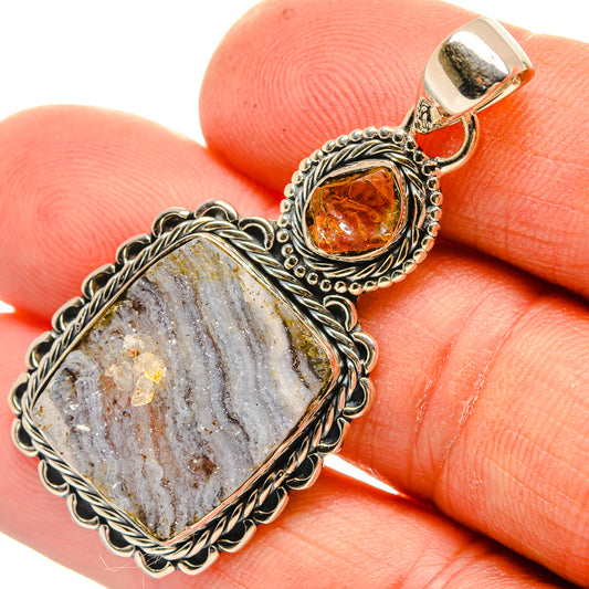 Desert Druzy Pendants handcrafted by Ana Silver Co - PD26266