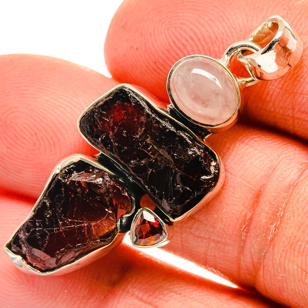Garnet Pendants handcrafted by Ana Silver Co - PD26267