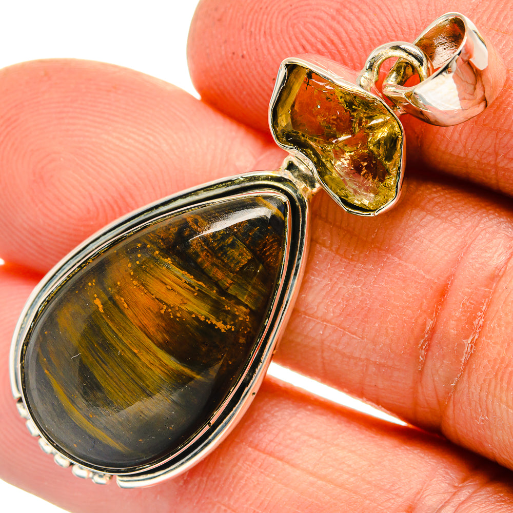 Pietersite Pendants handcrafted by Ana Silver Co - PD26272