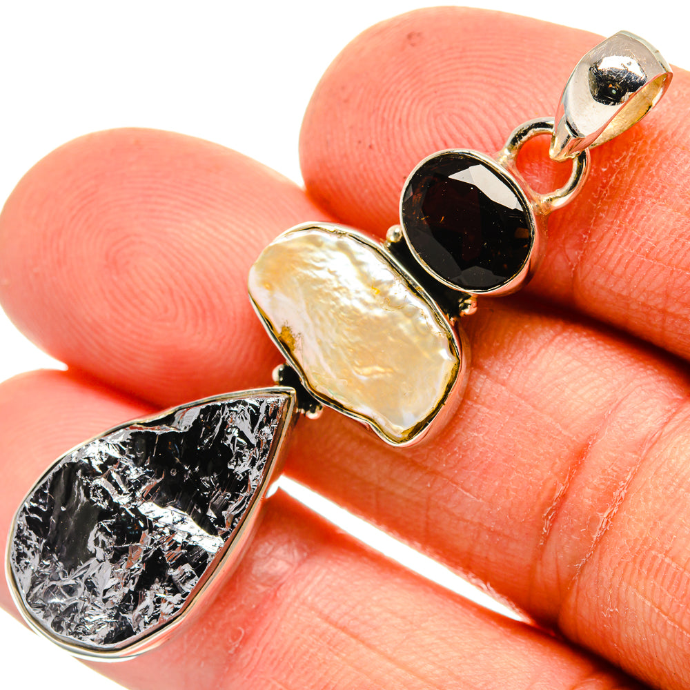 Shungite Pendants handcrafted by Ana Silver Co - PD26276
