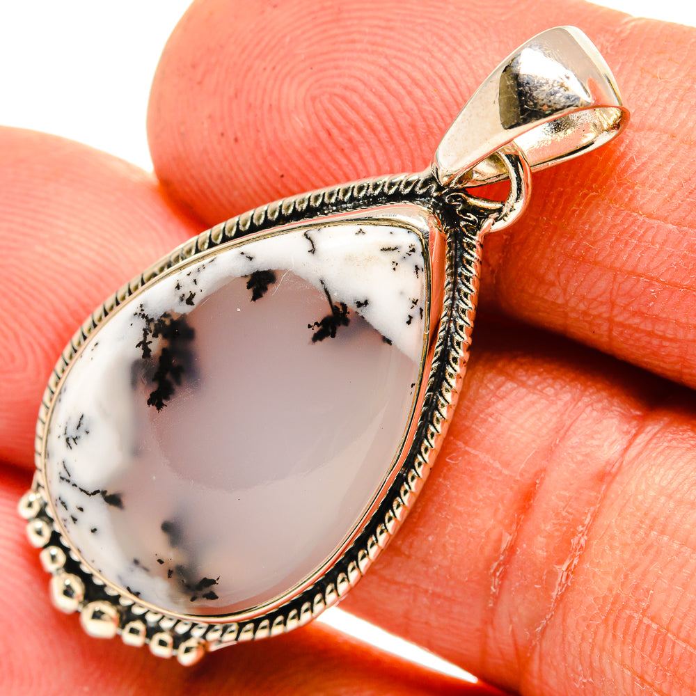 Dendritic Opal Pendants handcrafted by Ana Silver Co - PD26282