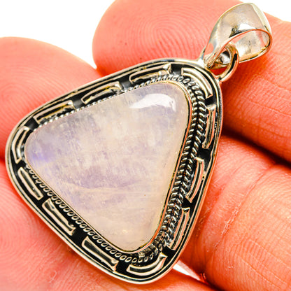 Rainbow Moonstone Pendants handcrafted by Ana Silver Co - PD26290