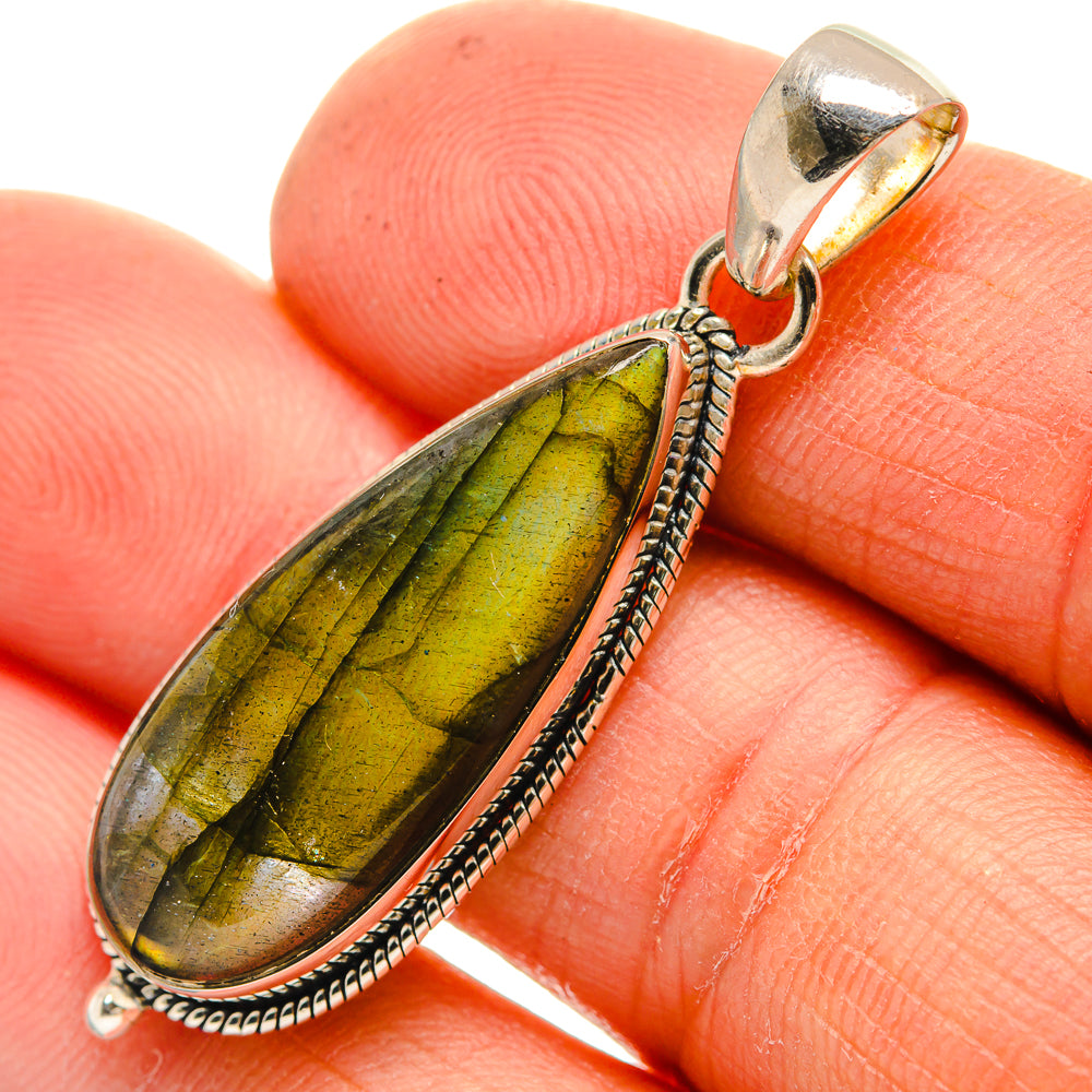Labradorite Pendants handcrafted by Ana Silver Co - PD26298