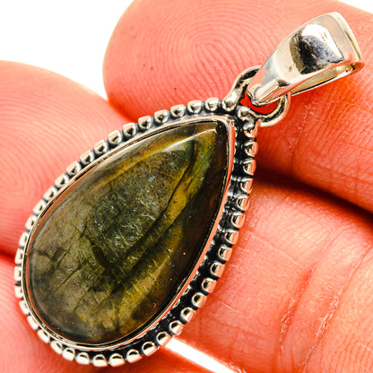 Labradorite Pendants handcrafted by Ana Silver Co - PD26299