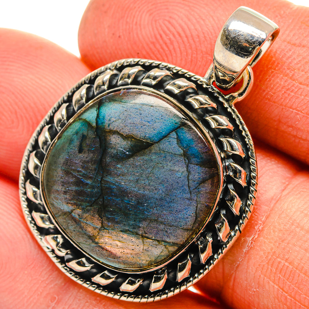 Labradorite Pendants handcrafted by Ana Silver Co - PD26303