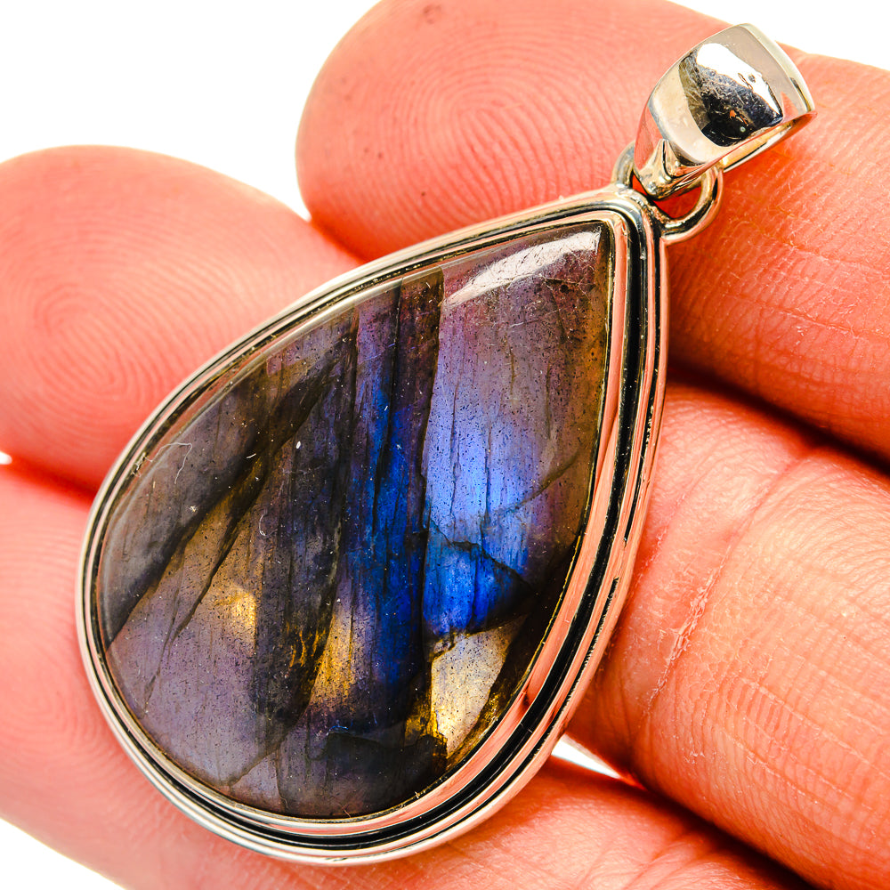 Labradorite Pendants handcrafted by Ana Silver Co - PD26304