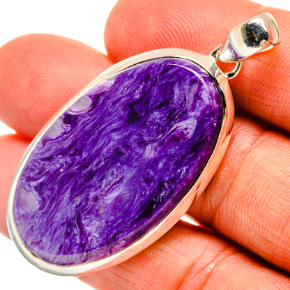 Charoite Pendants handcrafted by Ana Silver Co - PD26309