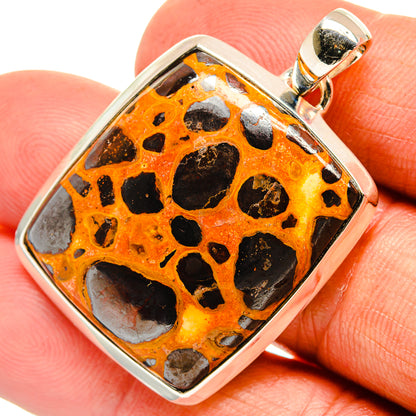 Bauxite Pendants handcrafted by Ana Silver Co - PD26314