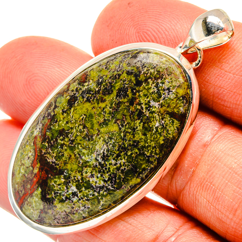 Rainforest Jasper Pendants handcrafted by Ana Silver Co - PD26317