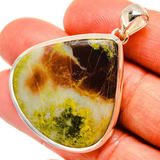 Rainforest Jasper Pendants handcrafted by Ana Silver Co - PD26320