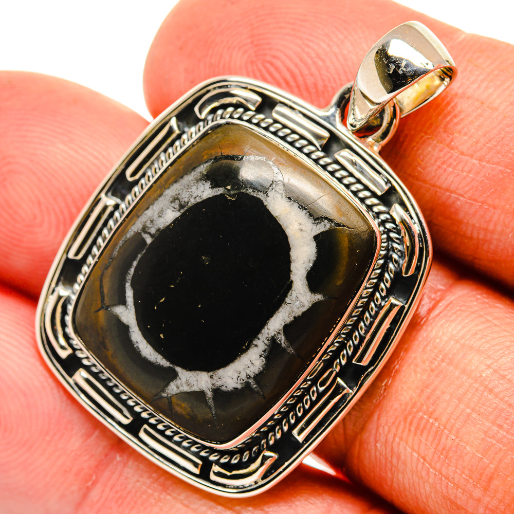 Septarian Geode Pendants handcrafted by Ana Silver Co - PD26336