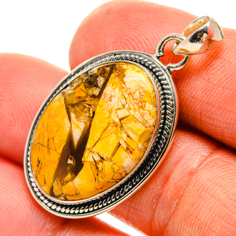 Brecciated Mookaite Pendants handcrafted by Ana Silver Co - PD26348