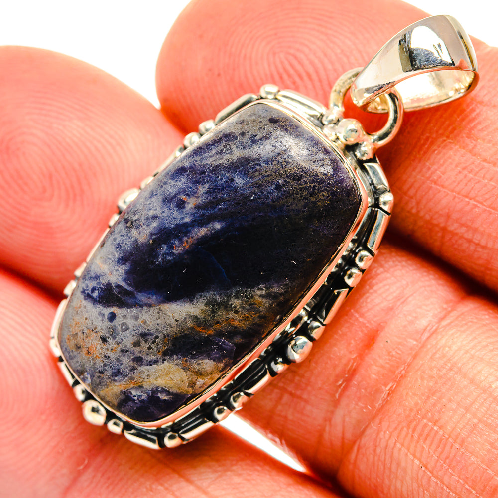 Sodalite Pendants handcrafted by Ana Silver Co - PD26351
