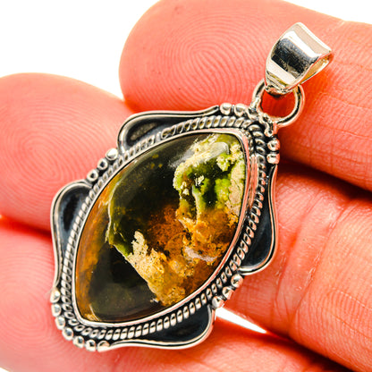 Rainforest Opal Pendants handcrafted by Ana Silver Co - PD26356