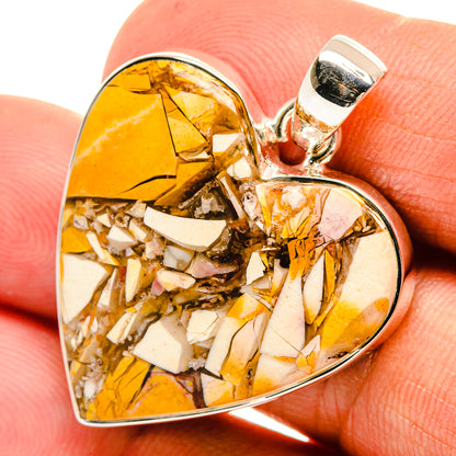Brecciated Mookaite Pendants handcrafted by Ana Silver Co - PD26362