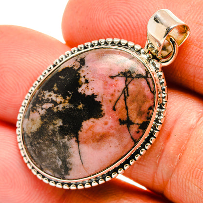 Rhodonite Pendants handcrafted by Ana Silver Co - PD26369