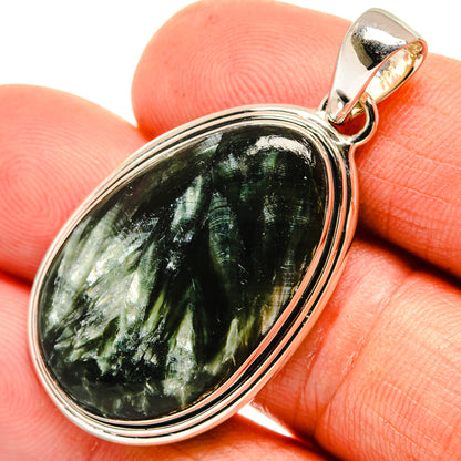 Seraphinite Pendants handcrafted by Ana Silver Co - PD26387