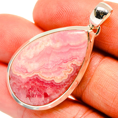 Rhodochrosite Pendants handcrafted by Ana Silver Co - PD26394