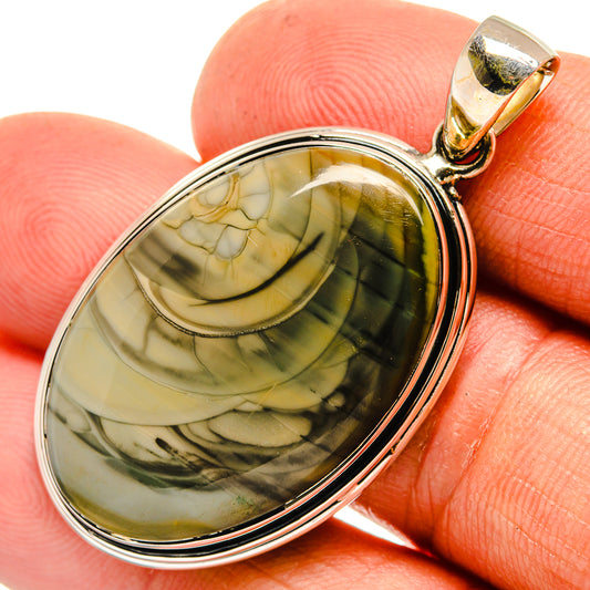 Polychrome Jasper Pendants handcrafted by Ana Silver Co - PD26395