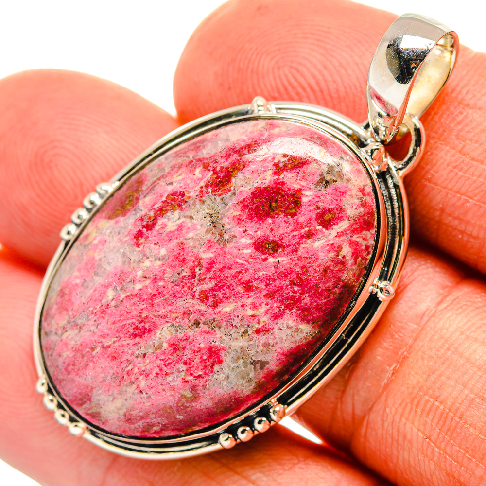 Thulite Pendants handcrafted by Ana Silver Co - PD26396