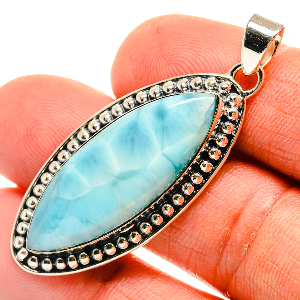 Larimar Pendants handcrafted by Ana Silver Co - PD26398