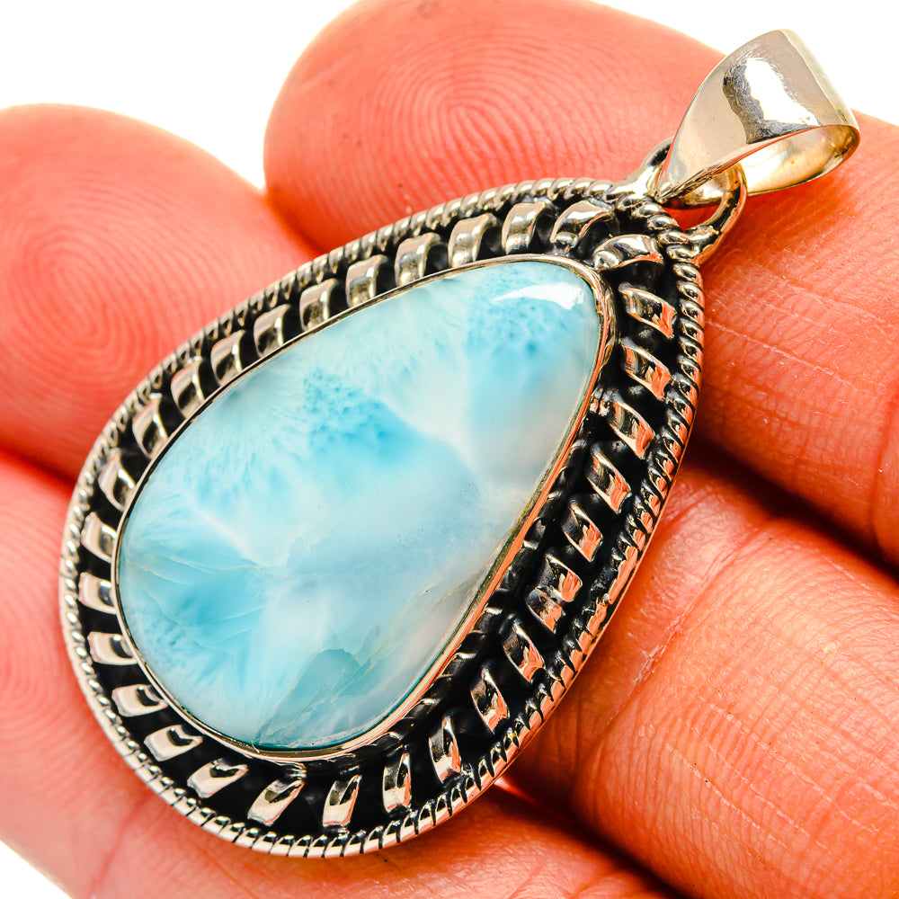Larimar Pendants handcrafted by Ana Silver Co - PD26408