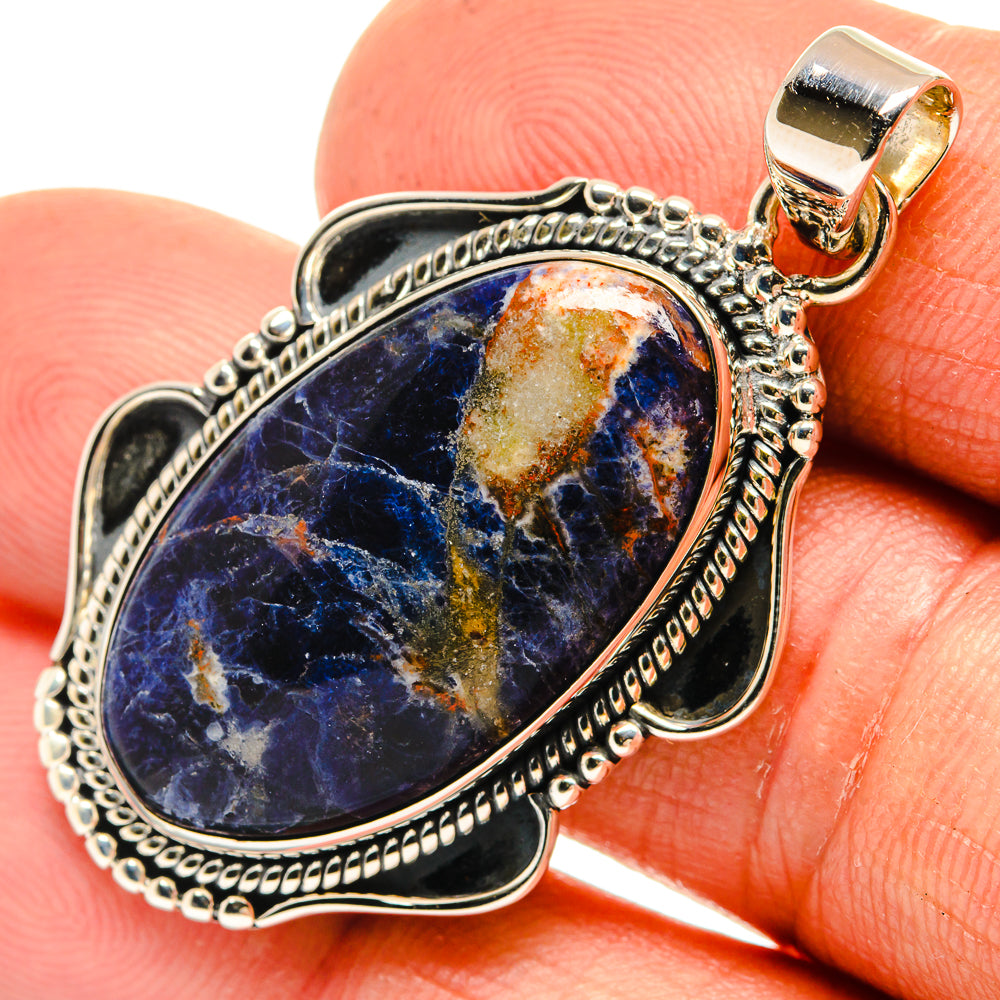 Sodalite Pendants handcrafted by Ana Silver Co - PD26409