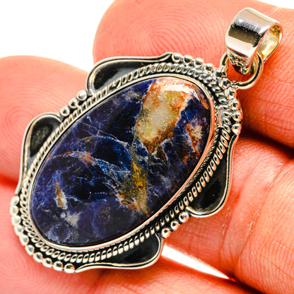 Sodalite Pendants handcrafted by Ana Silver Co - PD26409