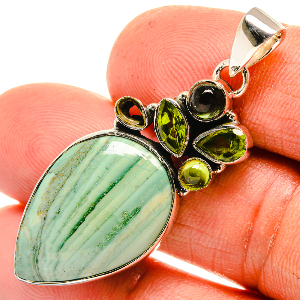 Ocean Jasper Pendants handcrafted by Ana Silver Co - PD26412
