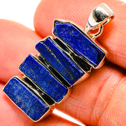 Lapis Lazuli Pendants handcrafted by Ana Silver Co - PD26415