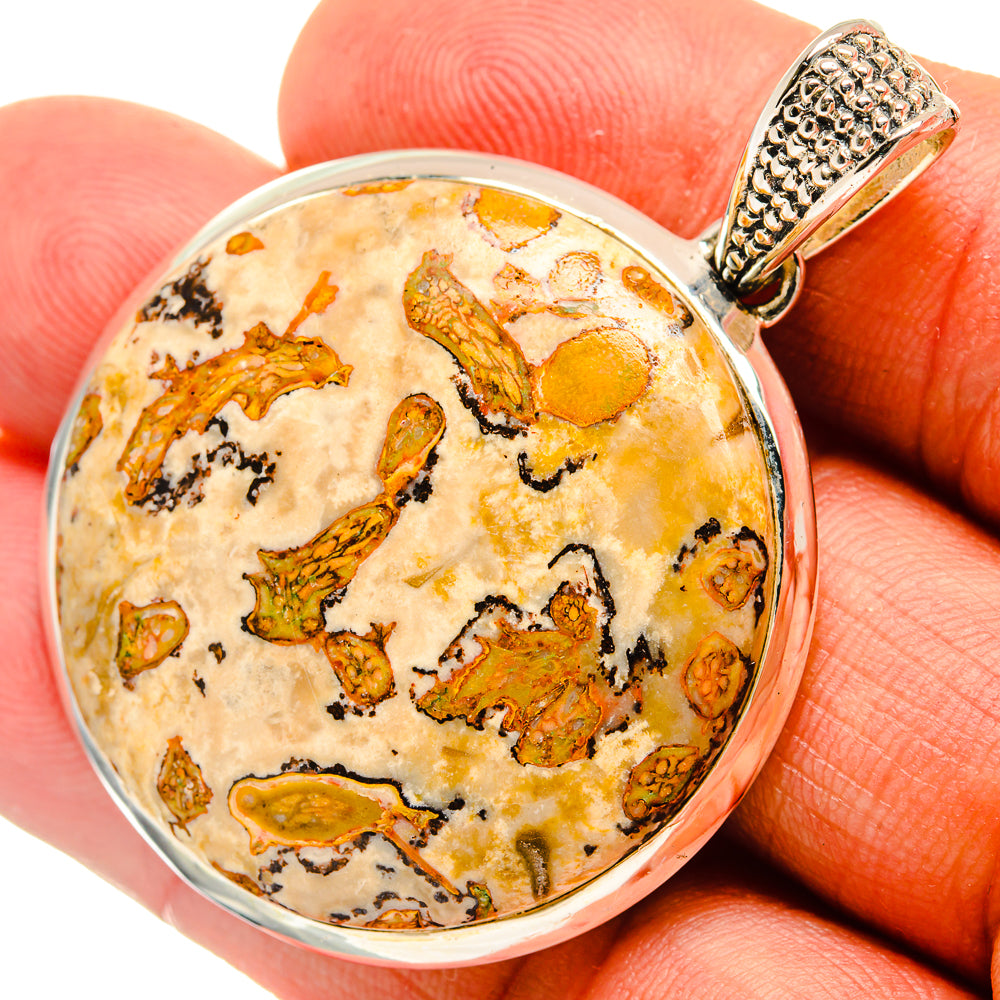 Poppy Jasper Pendants handcrafted by Ana Silver Co - PD26419