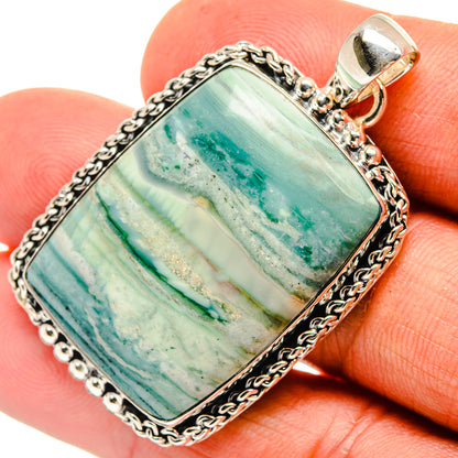 Ocean Jasper Pendants handcrafted by Ana Silver Co - PD26421