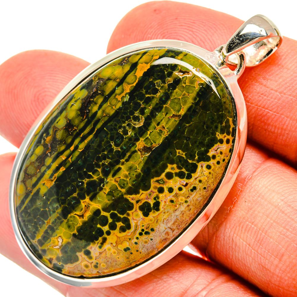 Ocean Jasper Pendants handcrafted by Ana Silver Co - PD26422