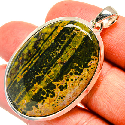 Ocean Jasper Pendants handcrafted by Ana Silver Co - PD26422
