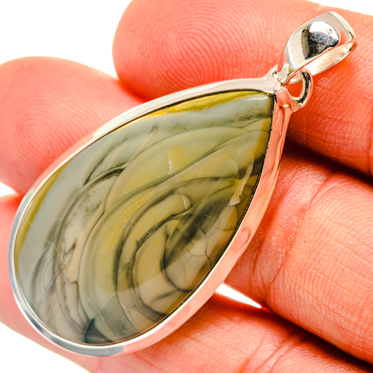 Polychrome Jasper Pendants handcrafted by Ana Silver Co - PD26425