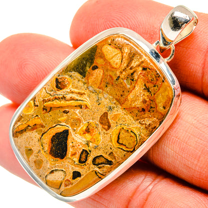 Picture Jasper Pendants handcrafted by Ana Silver Co - PD26426