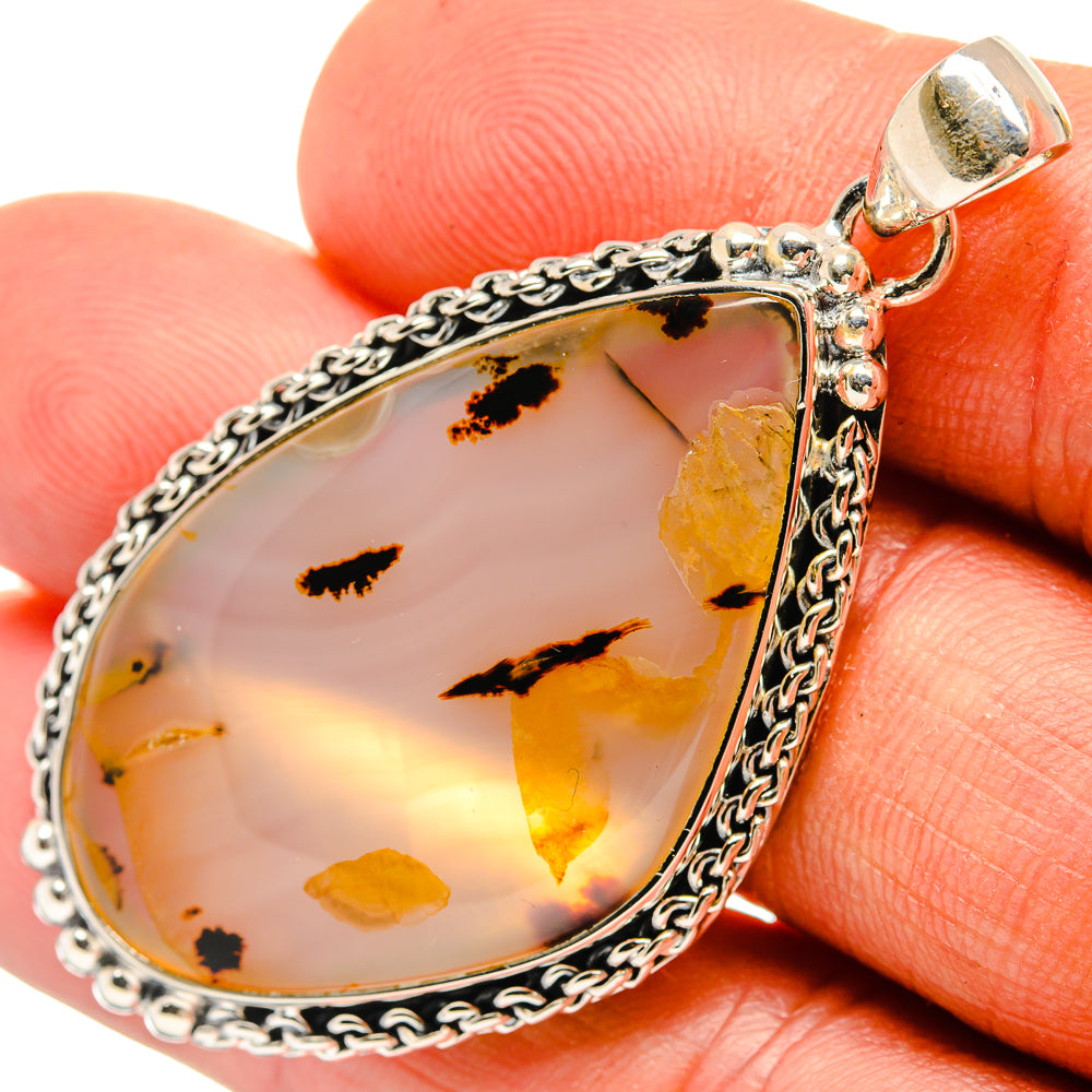 Montana Agate Pendants handcrafted by Ana Silver Co - PD26429