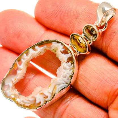 Occo Geode Pendants handcrafted by Ana Silver Co - PD26436