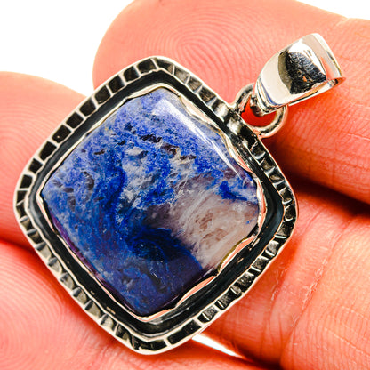Sodalite Pendants handcrafted by Ana Silver Co - PD26440