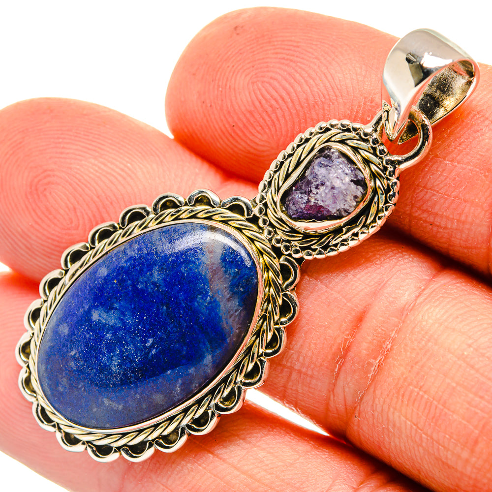 Sodalite Pendants handcrafted by Ana Silver Co - PD26441