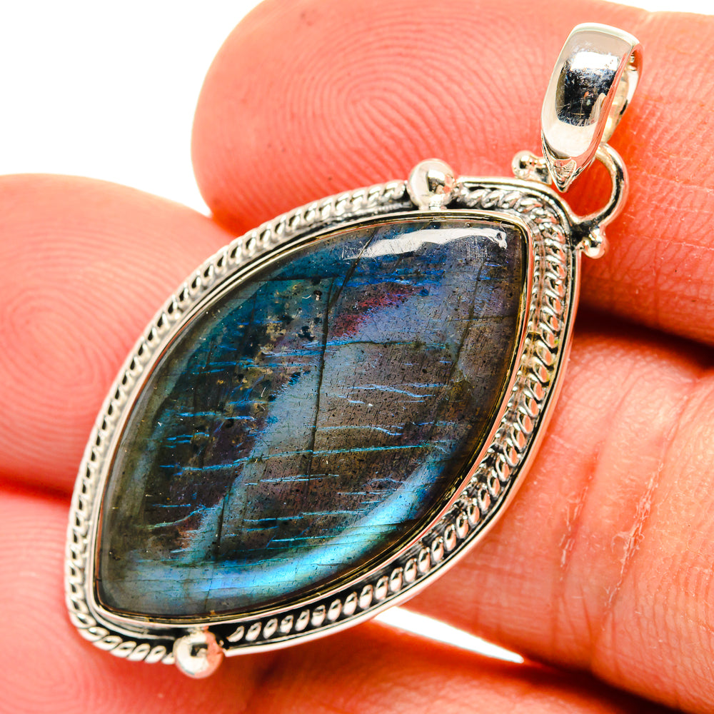 Labradorite Pendants handcrafted by Ana Silver Co - PD26451