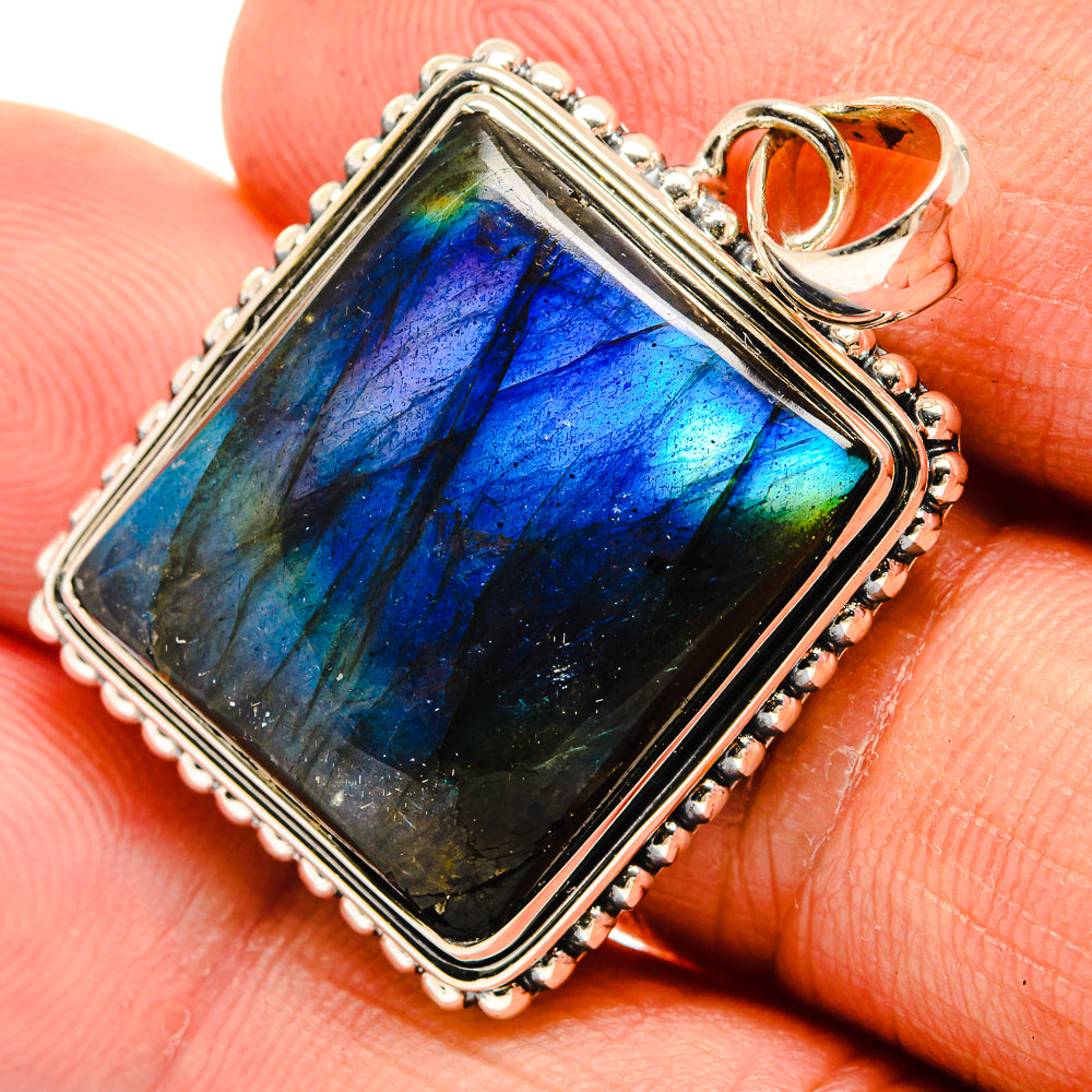 Labradorite Pendants handcrafted by Ana Silver Co - PD26455