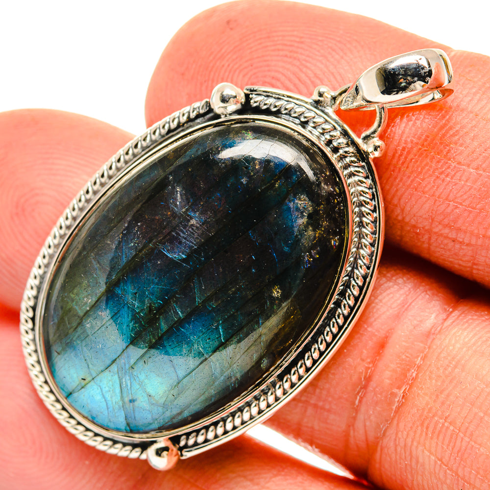 Labradorite Pendants handcrafted by Ana Silver Co - PD26457