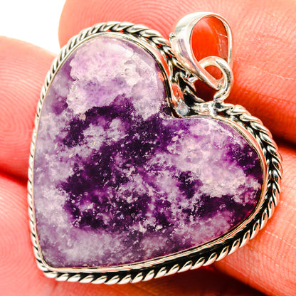Lepidolite Pendants handcrafted by Ana Silver Co - PD26461