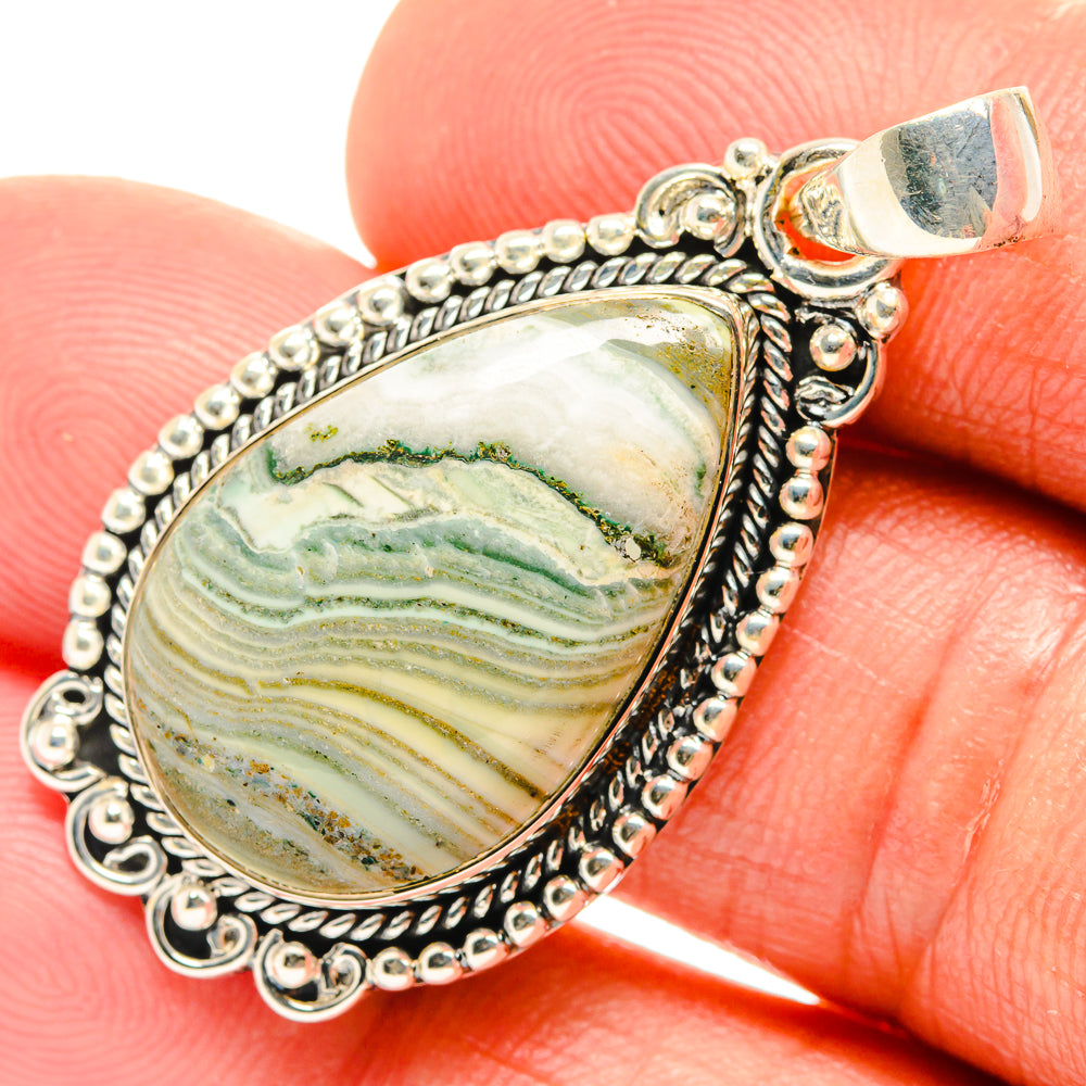 Ocean Jasper Pendants handcrafted by Ana Silver Co - PD26470