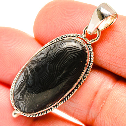 Psilomelane Pendants handcrafted by Ana Silver Co - PD26502