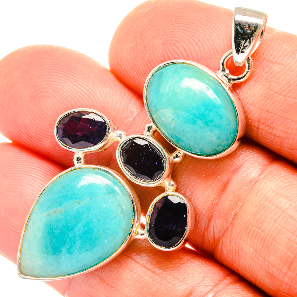 Larimar Pendants handcrafted by Ana Silver Co - PD26520