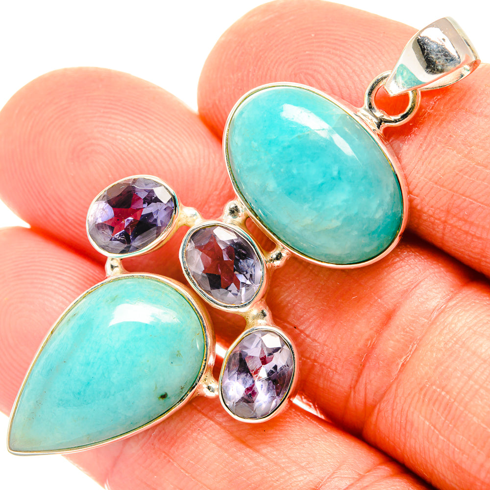 Larimar Pendants handcrafted by Ana Silver Co - PD26522