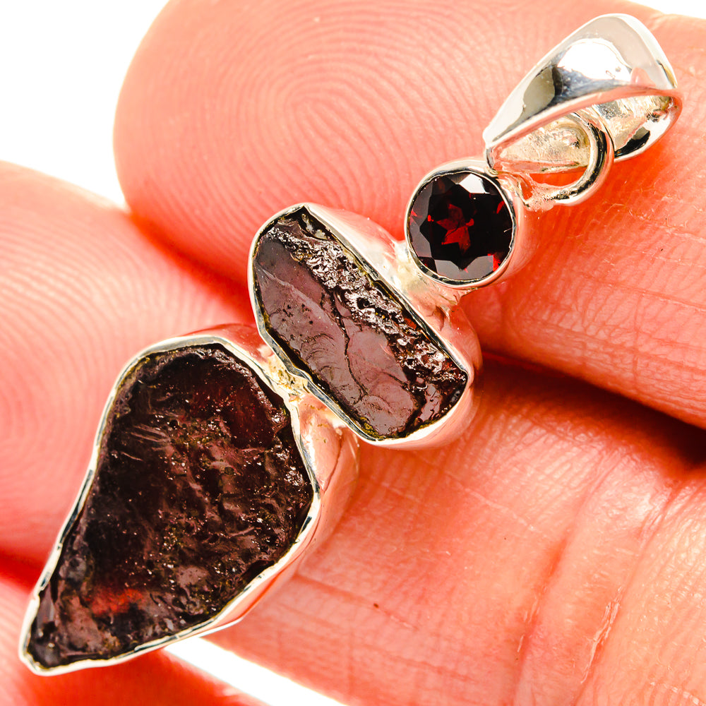 Garnet Pendants handcrafted by Ana Silver Co - PD26546