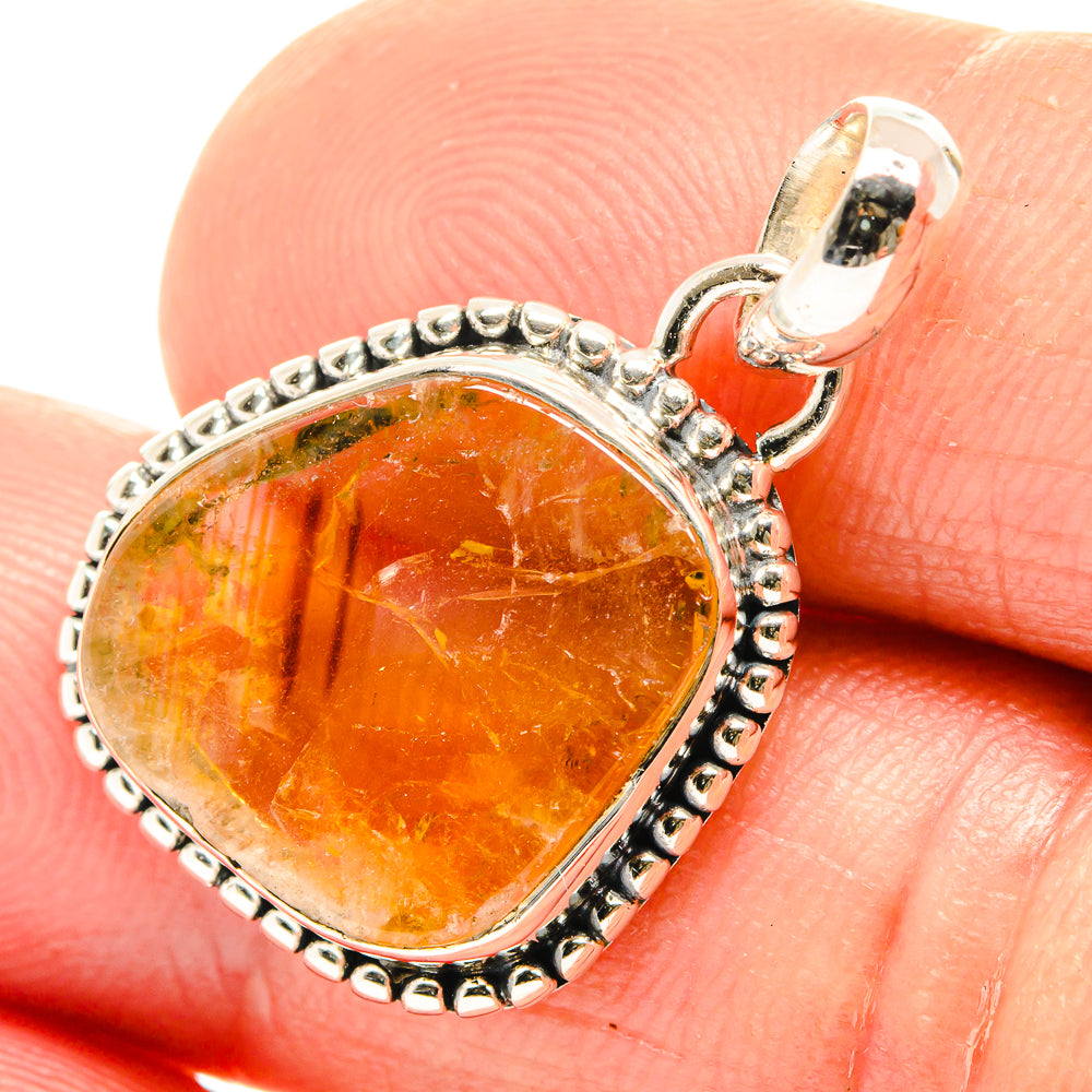 Citrine Pendants handcrafted by Ana Silver Co - PD26561